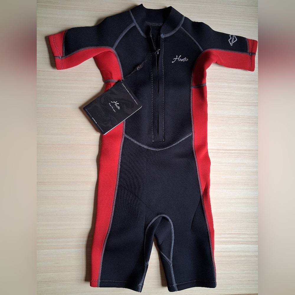 Hevtokid's Unisex Wetsuit Shorty 2mm Neoprene